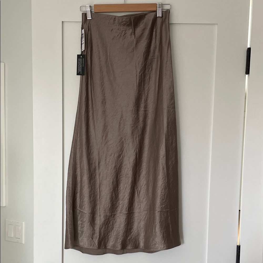 Babaton Taupe Maxi Skirt